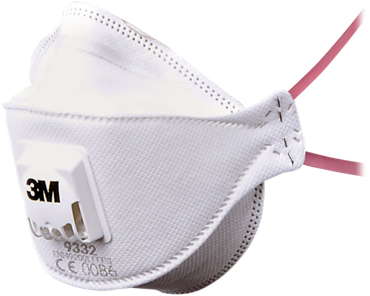 3M 9332+ masque de protection respiratoire avec soupape d'expiration FFP3