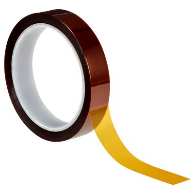 i21321 IBZ Kapton® Klebeband. hochtemperaturbeständiges Kaptonfilm Klebeband für einen breiten Einsatz beim Bau von elektrischen Komponenten / Leiterplatten. Im IBZ Industrie AG ONlineshop erhältlich.