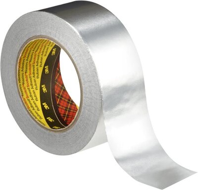3M 1436 Scotch ruban adhésif en aluminium souple AVEC papier de protection, ép. 0.065 mm