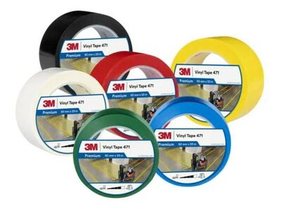 3M 471 Weich-PVC Klebeband, Dicke 0.14 mm