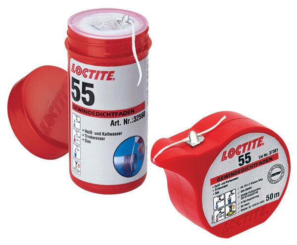 55 Loctite Dichtfaden 55 Loctite Dichtfaden aus Polyamid