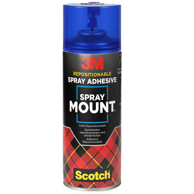 3M Spray "SprayMount" Sprühklebstoff, bis zu 12h wiederlösbar