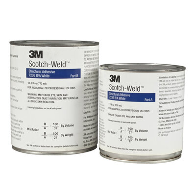 3M EC-7236 B/A Scotch-Weld 2K-Klebstoff auf Epoxidharzbasis, 100:27