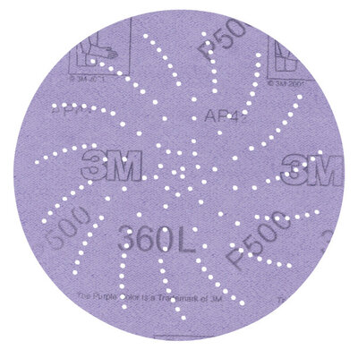 3M 360L Xtract Hookit Klett-Filmschleifscheibe 150 mm, Restposten vorhanden (P 280)