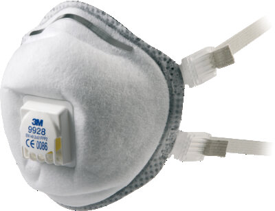 3M 9928 masque pour fumée de soudage FFP2, avec soupape