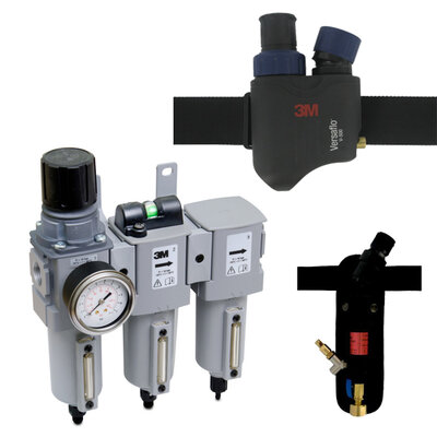 3M protection respiratoire à air comprimé, appareils de filtration Aircare et régulateurs Versaflo V-500, V-200, V-100