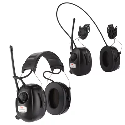Casque anti-bruit Peltor 3M DAB+ FM - Protection auditive et crânienne
