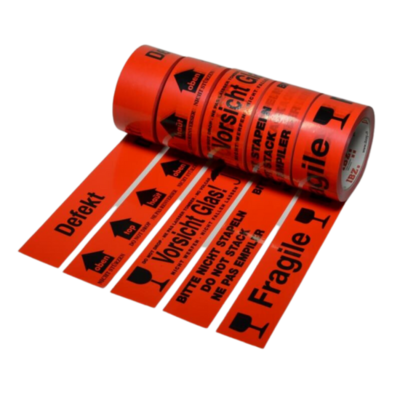Bedrucktes Warn- / Verpackungs-Klebeband PVC